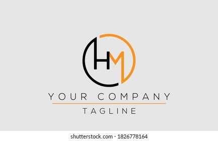 Letter Hm Logo Design Creative Modern Stock Vector (Royalty Free) 1826778164 | Shutterstock