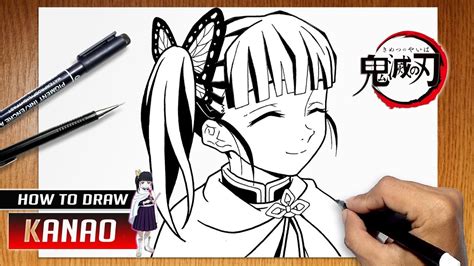 How to draw Kanao Tsuyuri from Kimetsu no Yaiba - YouTube