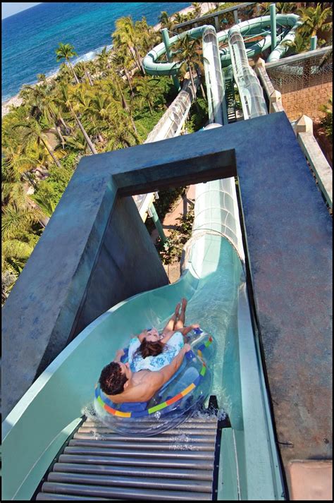 Atlantis water slide bahamas | Water slides, Inflatable water slide ...