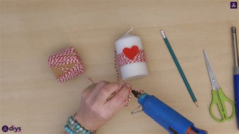 Easy DIY Valentine’s Day Candle