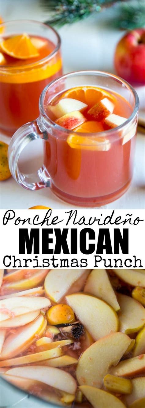 Mexican Christmas Punch (Ponche Navideño) | Recipe | Ponche recipe ...