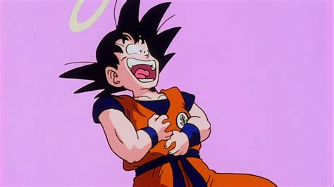 Goku laugh on kaiosama joke - Image Abyss