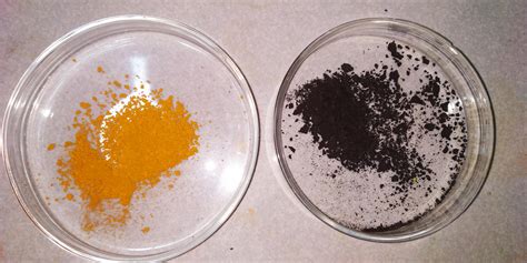 Copper I and copper II oxides. These two compounds were easily prepared ...