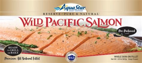 Aqua Star Wild Pacific Salmon Fillet, 1.25 lb - Kroger