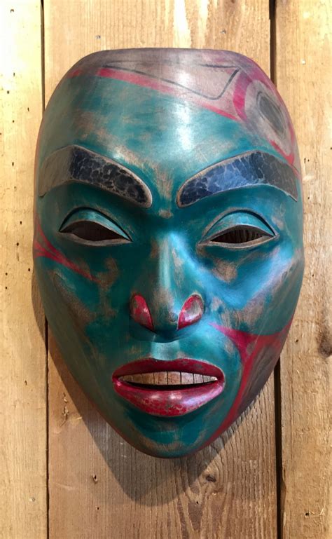 Portrait Mask | Pacific northwest art, Native art, Northwest coast indians