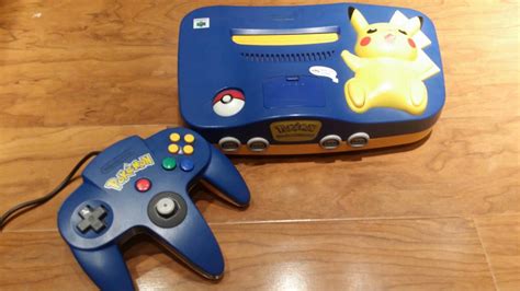 Pikachu pokemon Nintendo 64 system console n64 video game with ...