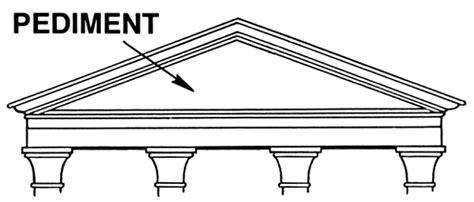 pediment | Art History Glossary