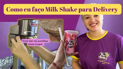 Como fazer milk-shake para delivery | Venda Mais Milk-shake - YouTube