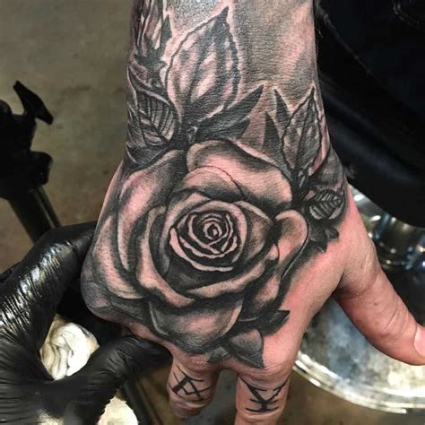 Top 81 Best Black and Gray Rose Tattoo Ideas - [2021 Inspiration Guide]