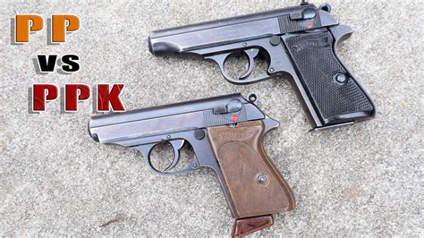 Walther PP Vs PPK...The Original Ultra Concealable Pistols - YouTube