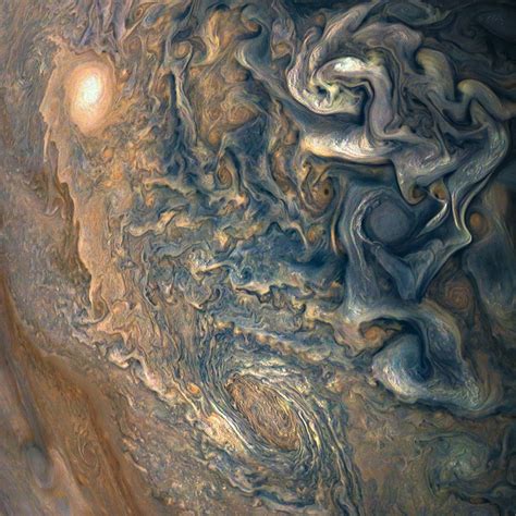 New Juno Spacecraft Image of Jupiter’s Clouds