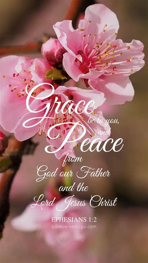 Grace and Peace Ephesians 1:2 - Encouraging Bible Verses