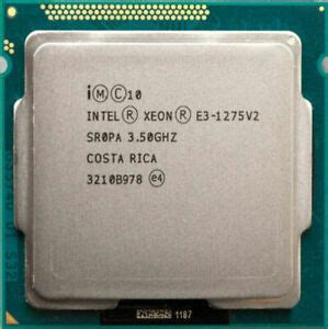 Intel Xeon E3-1275 V2 CPU Quad-Core 3.5GHz 8MB SR0PA LGA115 Processor ...