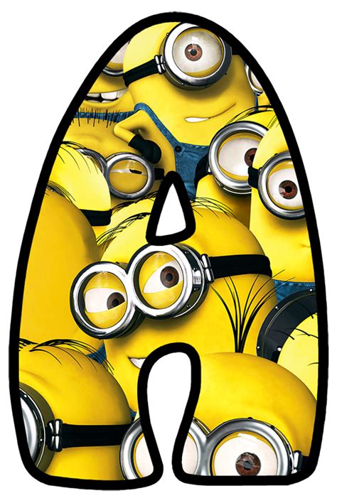 Buchstabe - Letter A | Minions funny, Minions, Alphabet