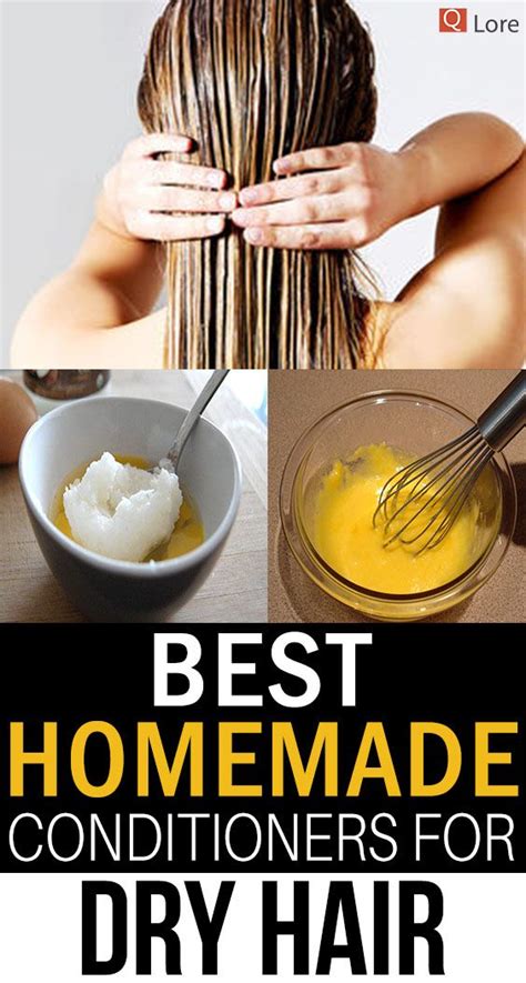 Best Homemade Conditioners For Dry Hair | Homemade conditioner, Dry hair, Conditioners