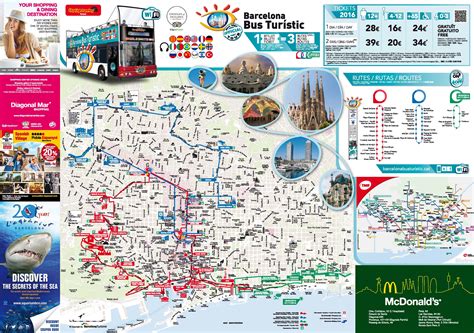 Barcelona Attractions Map | FREE PDF Tourist City Tours Map Barcelona 2024