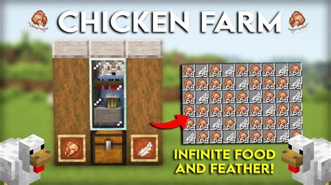 Minecraft: Easy Fully Automatic Chicken Farm Tutorial! 1.19+ - YouTube