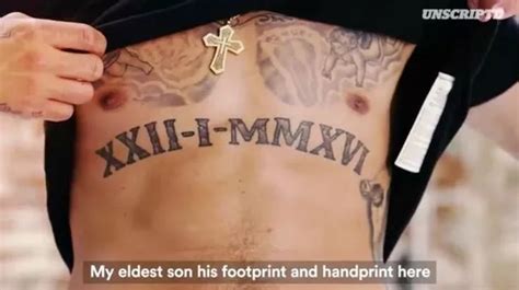 Manchester City star Kyle Walker explains the incredible reasons behind his tattoos in personal ...