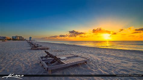 Pompano Beach Fishing Pier with Beach Chairs – HDR Photography by ...