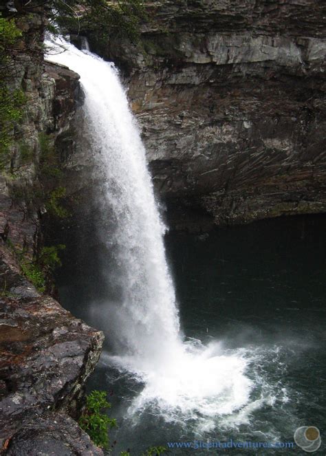 Waterfalls are the key feature of DeSoto State Park, located in ...