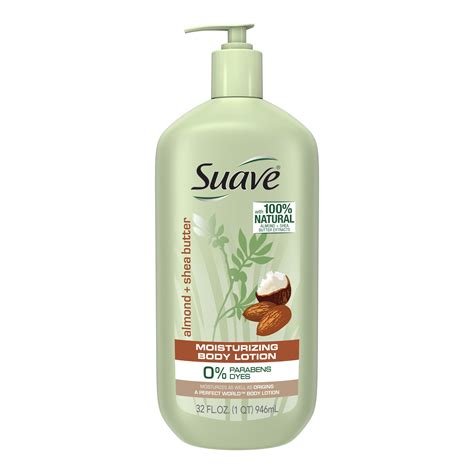 Suave Body Lotion Almond and Shea Butter 32 fl. Oz. - Walmart.com - Walmart.com