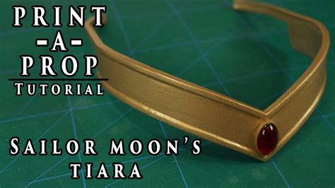 Print-A-Prop - Sailor Moon tiara tutorial - YouTube