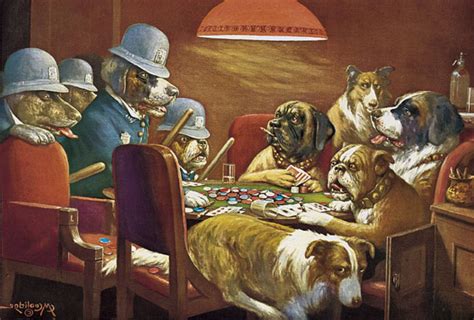 Dogs Playing Poker Painting Original at PaintingValley.com | Explore ...