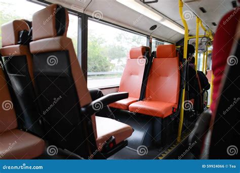 Double decker bus interior stock photo. Image of transport - 59924066