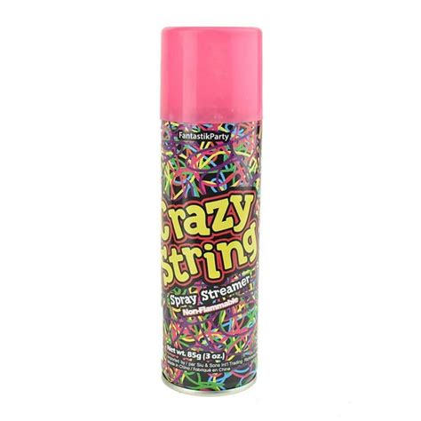 Crazy Party Silly String Spray, 6-1/4-Inch, 3-oz, Pink - Walmart.com ...