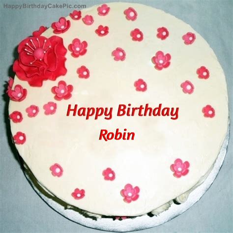 ️ Fondant Birthday Cake For Robin