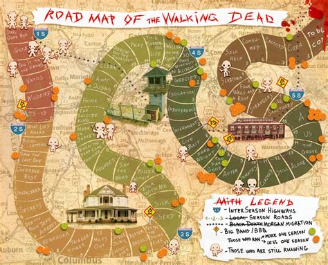 Road Map of the Walking Dead by Til-Til on DeviantArt