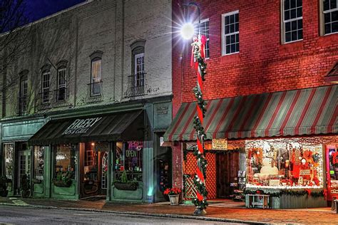 Waynesville North Carolina Downtown Winter Photograph by Carol Montoya