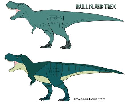 Skull Island T.Rex by MoArtProductions on DeviantArt