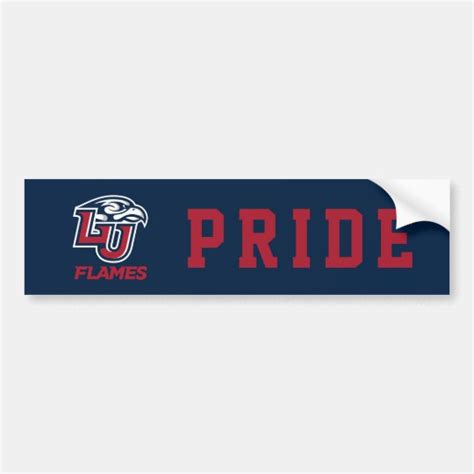 Liberty University Primary Logo Bumper Sticker | Zazzle.com