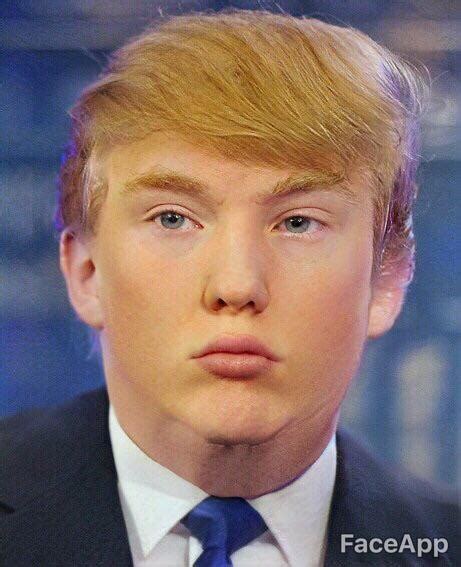 A Young Donald Trump : r/pics