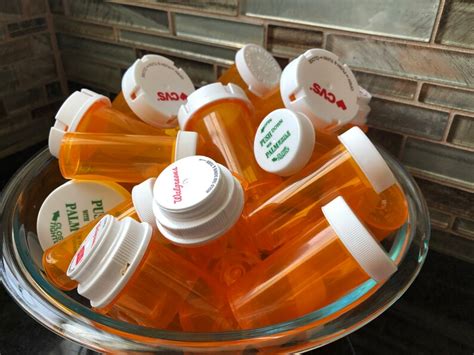 15 empty prescription bottles empty orange plastic pill | Etsy