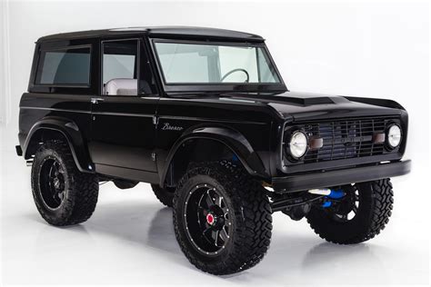 1977 Ford Bronco Jet Black Bronco, 302 Lifted