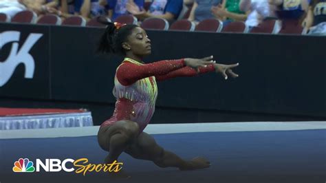 Simone Biles delivers big performance in floor routine I U.S ...