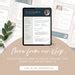 CV Template, Editable in Canva, 1 Page CV Canva, Beige, Professional Resume Template, ATS ...