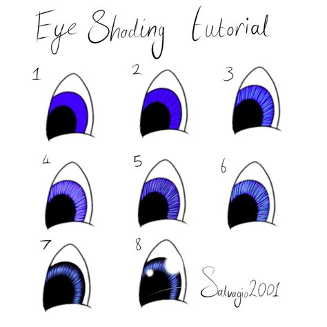 How To Shade Eyes Tutorial by Salvagio2001 on DeviantArt