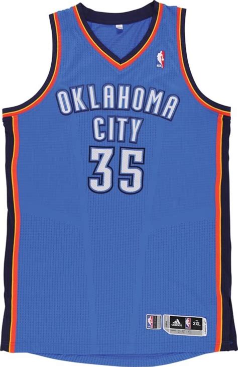 2011-12 Kevin Durant OKC Thunder Game Worn Jersey - 33 Point ...