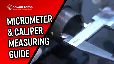 MITUTOYO Micrometer & Caliper Measuring Guide - YouTube