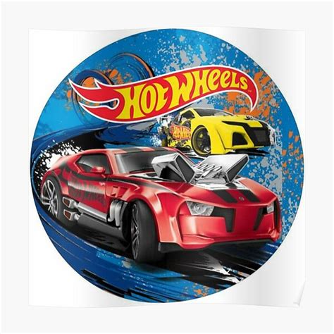 "Hot wheels race racing" Poster for Sale by Airbersihlur | Redbubble