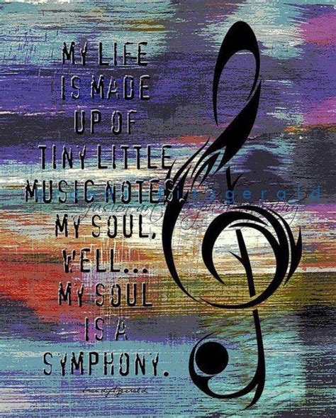 My soul is a symphony | Music notes, Music quotes, Music wall art