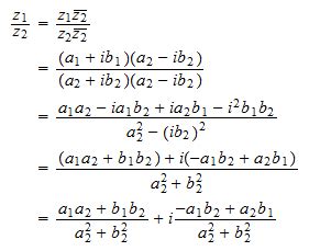 Complex vectors and matrices