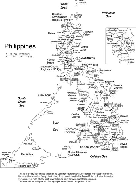 Philippines Map Coloring Pages - Learny Kids