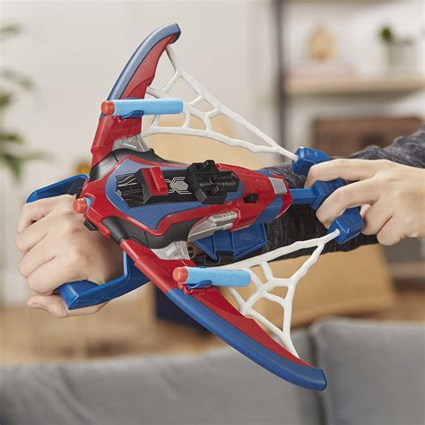 Spider-Man Web Shots Spiderbolt Nerf Powered Blaster Toy for Kids Ages ...