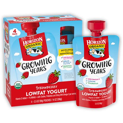 Horizon Growing Years® Organic Lowfat Strawberry Yogurt