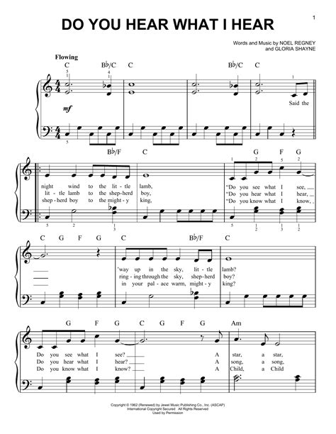 Do You Hear What I Hear | Sheet Music Direct