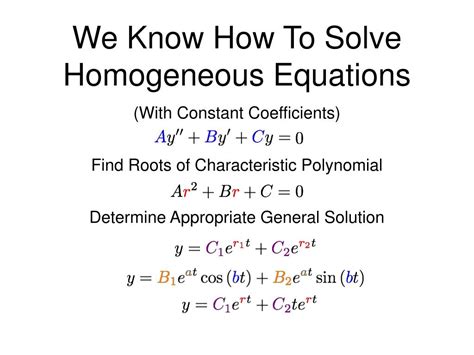 PPT - Non-Homogeneous Equations PowerPoint Presentation, free download ...